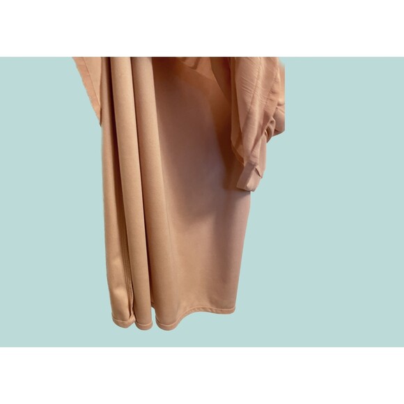 H&M Dusty Rose Dress Off The Shoulders Loose Fit Lightweight US 12/UK 16 - Picture 5 of 8